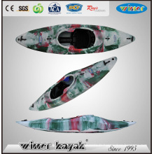 Kayak à eau blanche avec contrôle de pied gonflable
